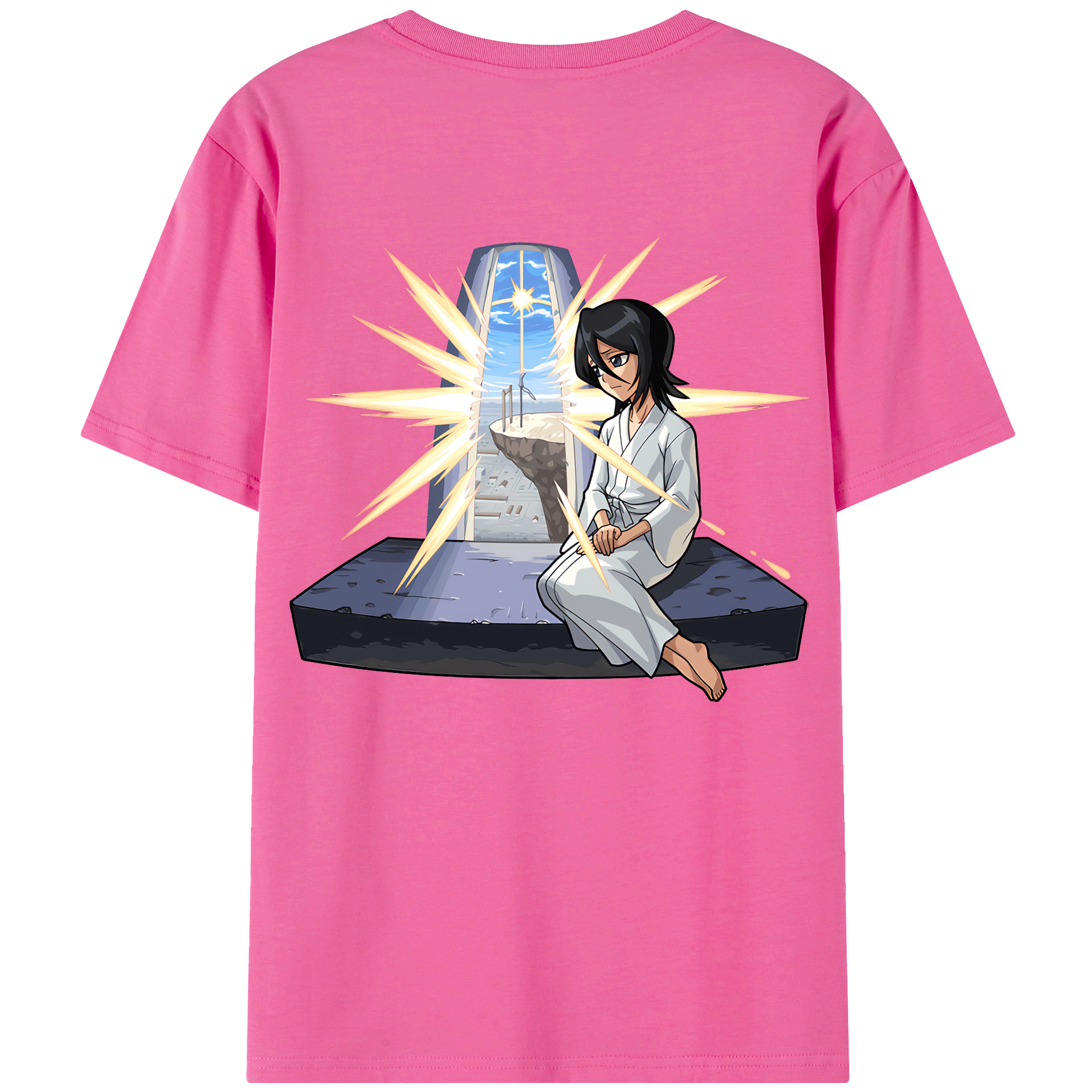 （画像用） ブリーチ 朽木ルキア BLEACH Kuchiki Rukia レディース半袖Tシャツ(バックプリント)